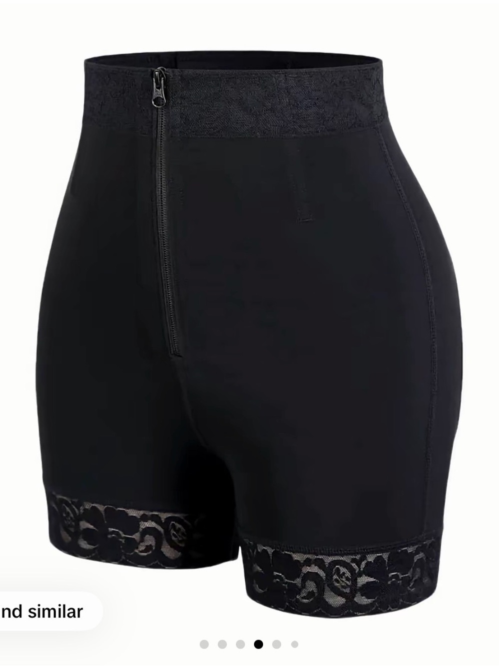 AirSlim Lace Steel Boned Butt Enhancer Shapewear Live